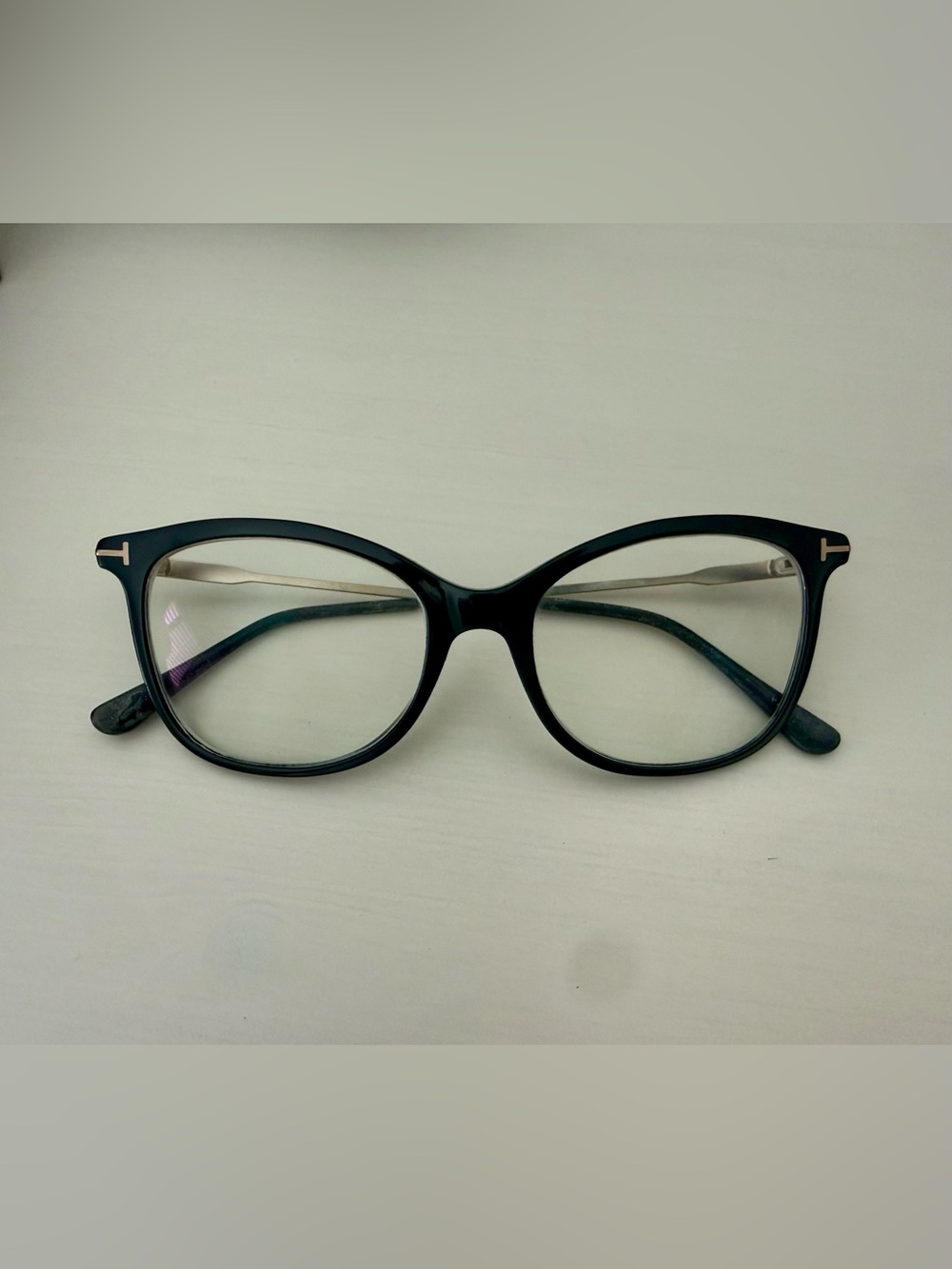 Tom Ford FT5712 Square Eye glasses Black Gold
